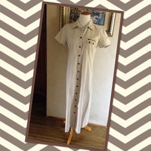 Khaki Long Dress